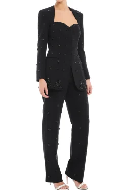 High Waisted Full Length Trouser