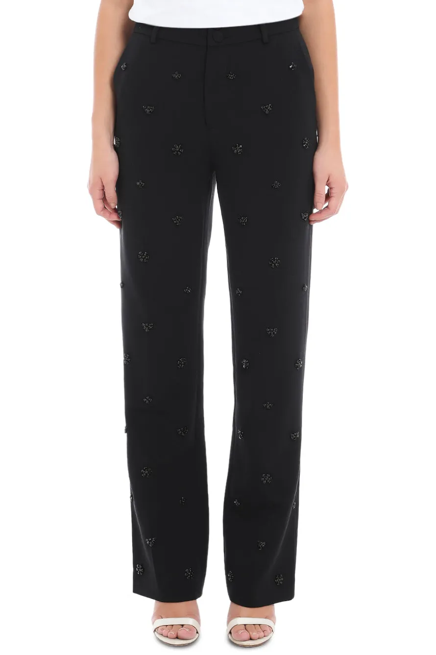 High Waisted Full Length Trouser