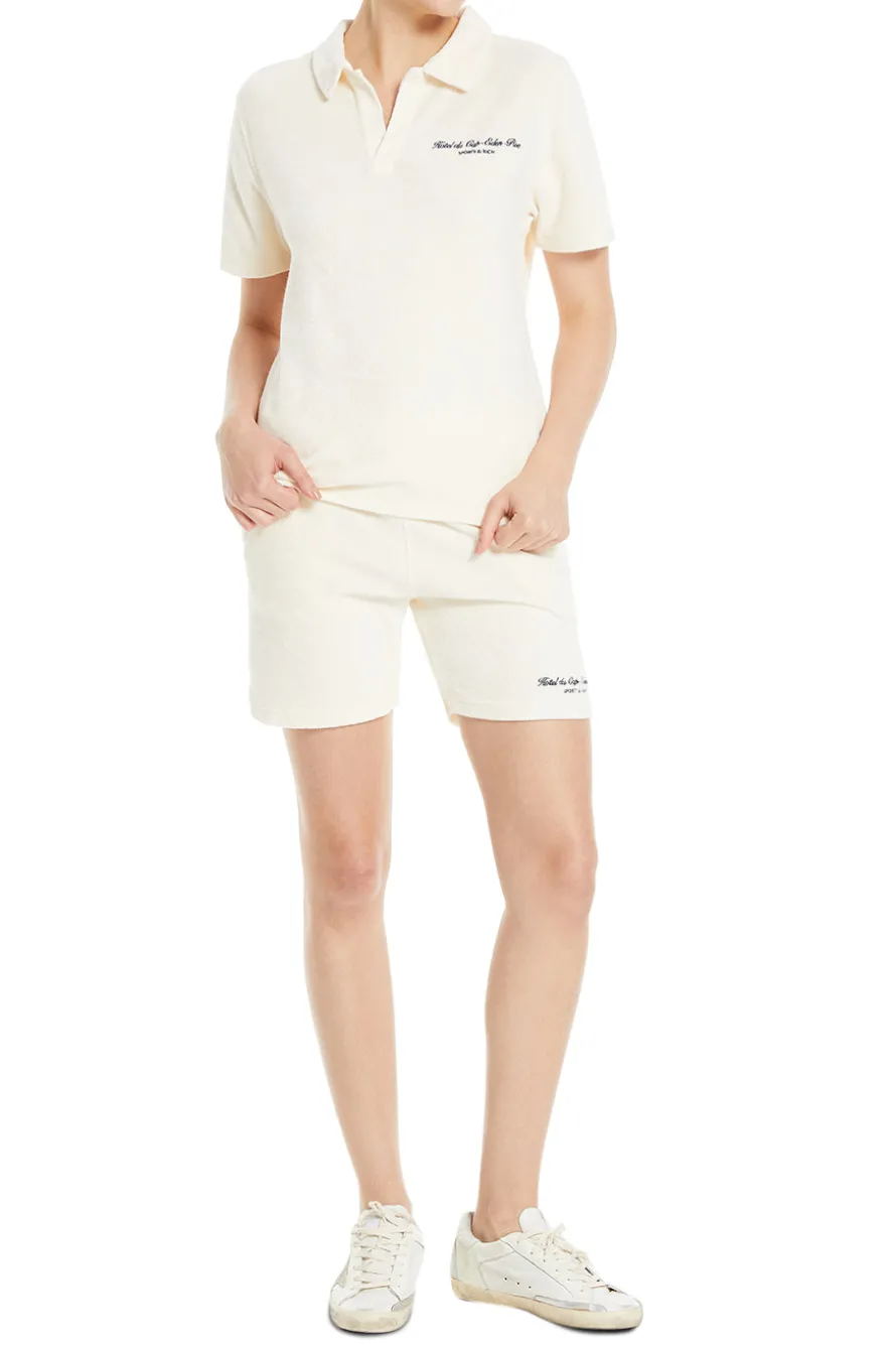 Hotel Du Cap Cursive Terry Shorts
