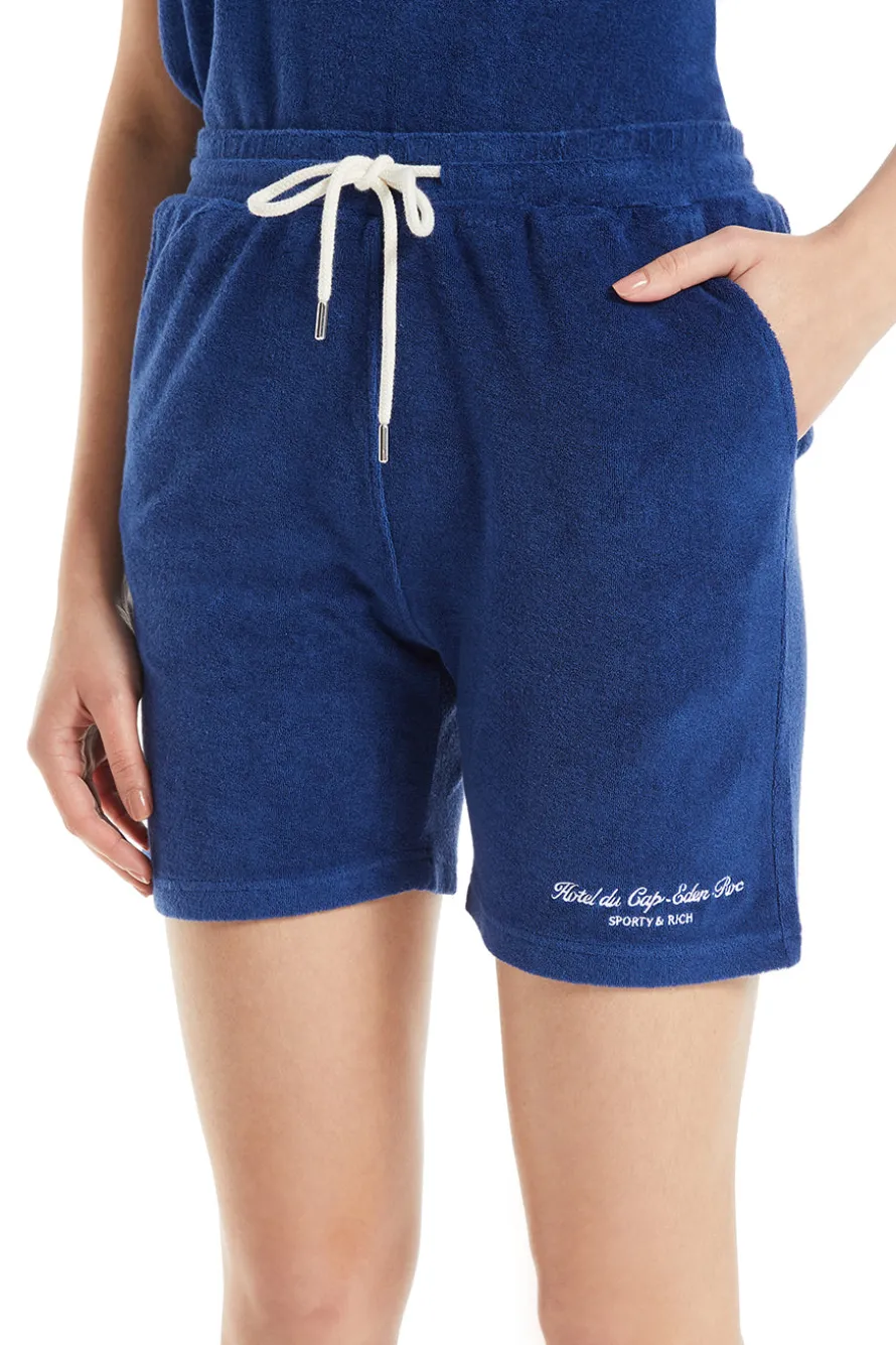 Hotel Du Cap Cursive Terry Shorts