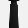 Isabel Off Shoulder Maxi Dress in Black