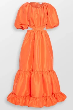 Laila Taffeta Maxi Dress