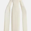 Naomi Evening Dress in White