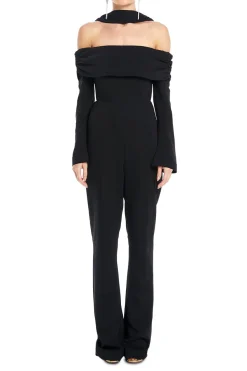 Off Shoulder Flared Jumpsuit