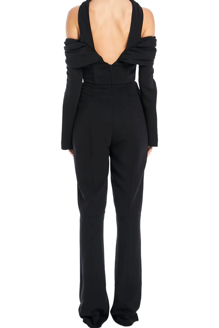 Off Shoulder Flared Jumpsuit