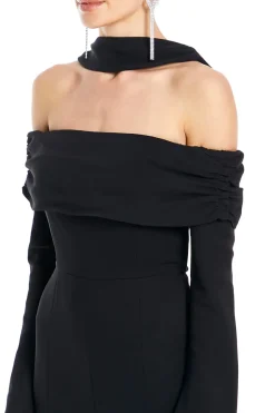 Off Shoulder Flared Jumpsuit