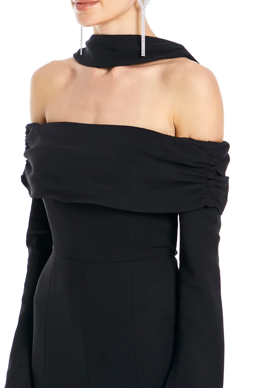 Off Shoulder Flared Jumpsuit
