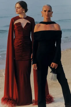 Off Shoulder Flared Jumpsuit
