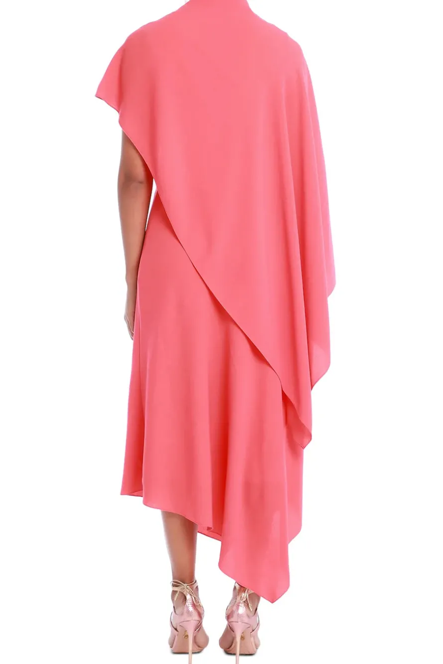 Pascale Asymmetric Midi Dress