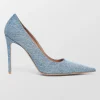 Quinn Denim Pointed Toe Heels