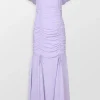 Ruched Body Maxi Dress