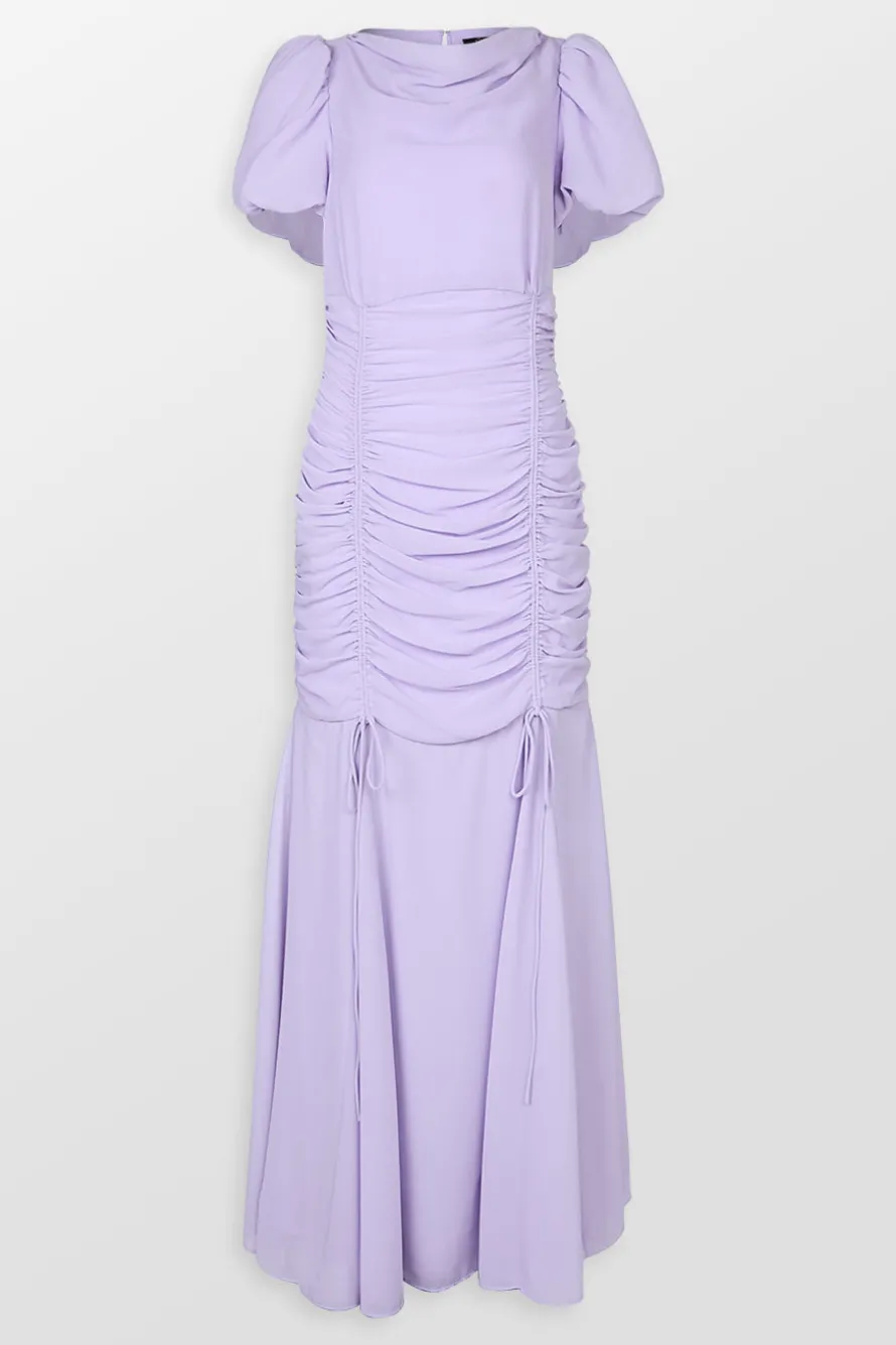 Ruched Body Maxi Dress