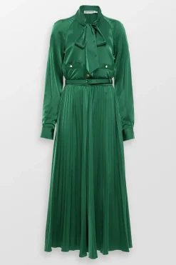 Satin Midi Dress