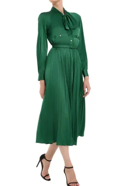 Satin Midi Dress