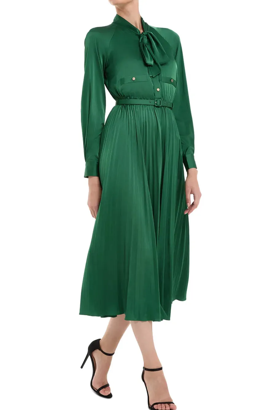 Satin Midi Dress