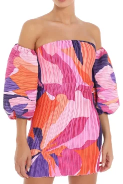Sirene Puff Sleeve Mini Dress