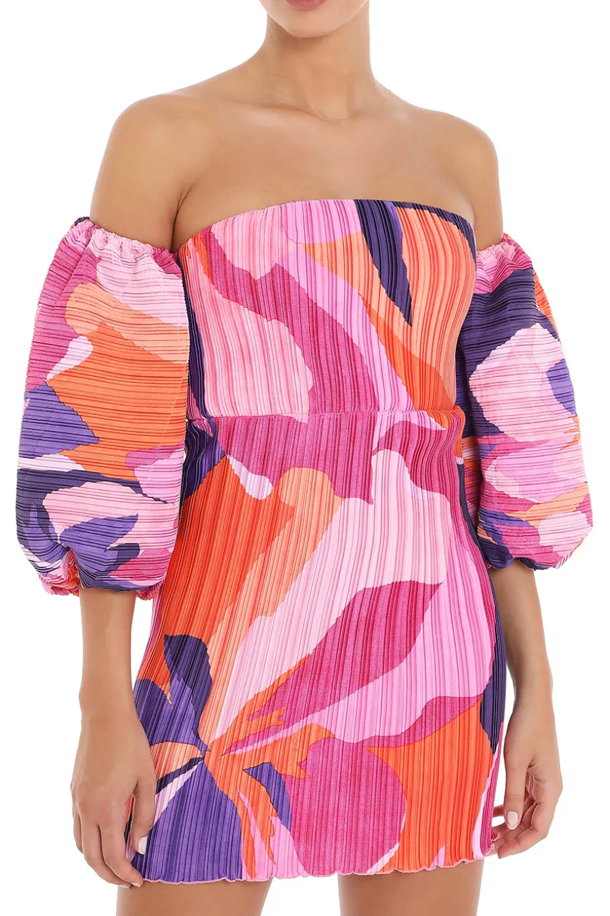 Sirene Puff Sleeve Mini Dress
