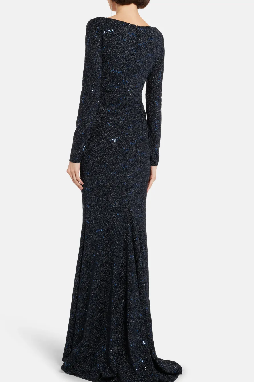 Stardust Jersey Evening Dress