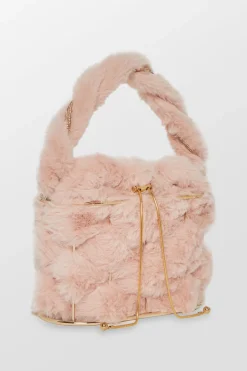 Super Holli Fluffy Top Handle Bag
