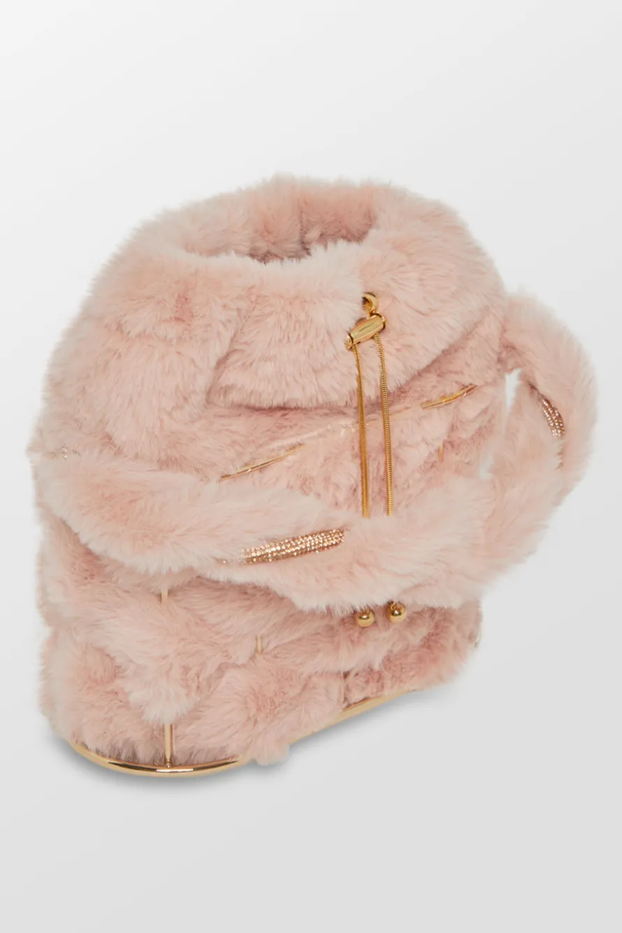 Super Holli Fluffy Top Handle Bag