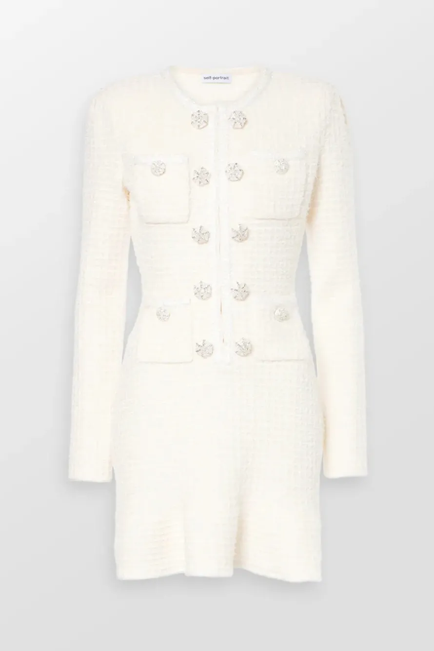 Textured Knit Mini Dress
