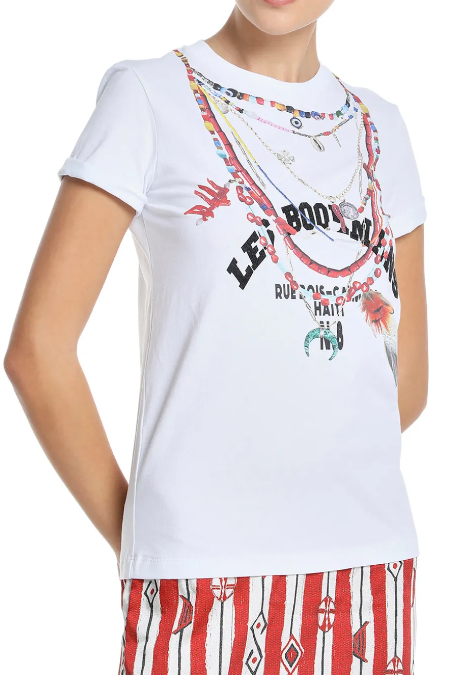T-Shirt Dress With Fringes