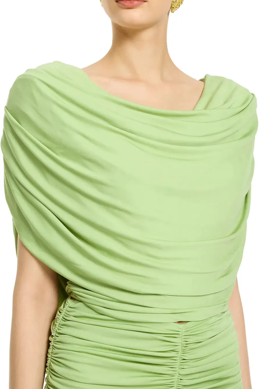 Veda Jersey Oversized Draped Top